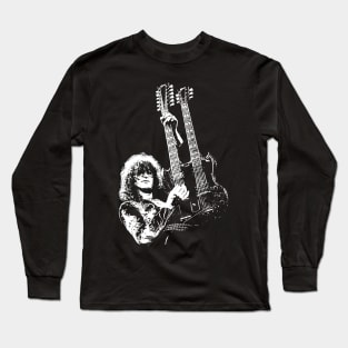 jimmy page vintage design Long Sleeve T-Shirt